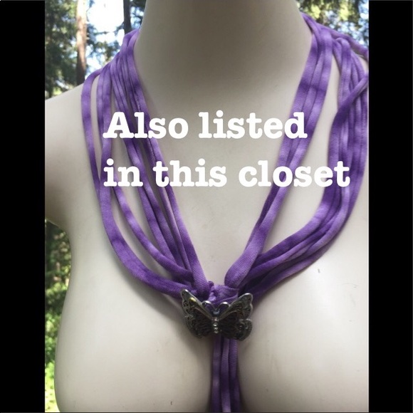 Kreativekristen T shirt fabric necklace statement necklace handmade jew… - Picture 12 of 13